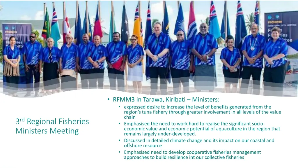 rfmm3 in tarawa kiribati ministers expressed