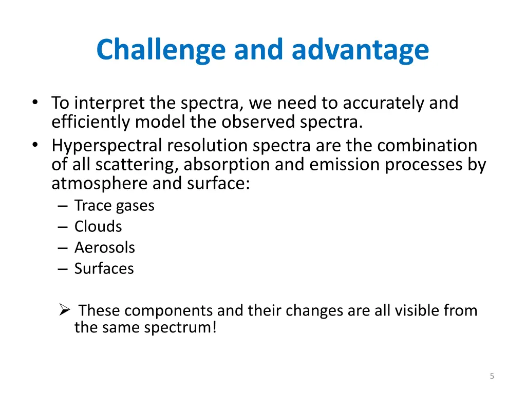 challenge and advantage