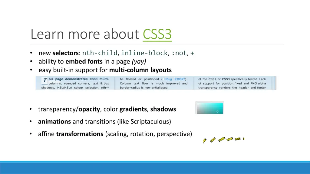learn more about css3