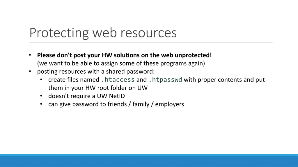 protecting web resources