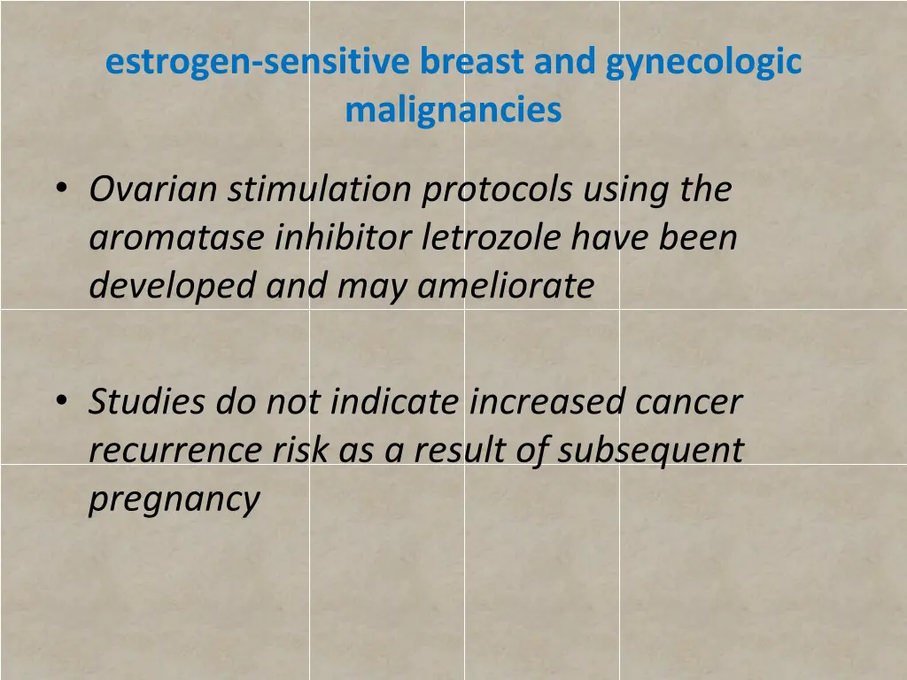 estrogen sensitive breast and gynecologic