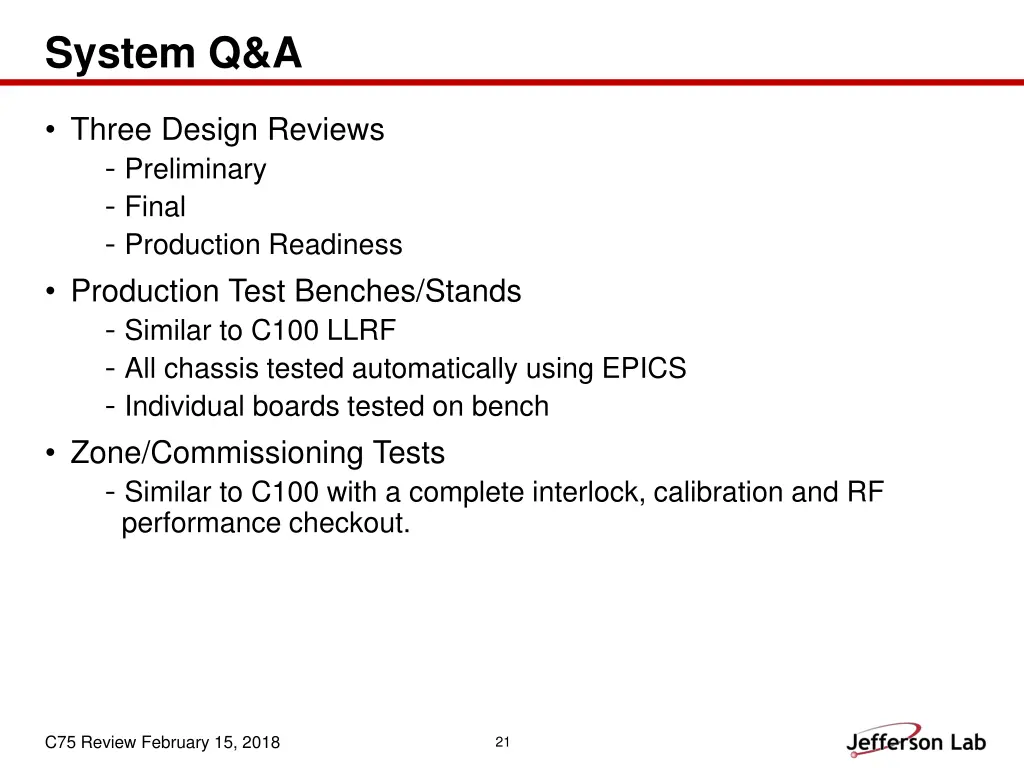 system q a