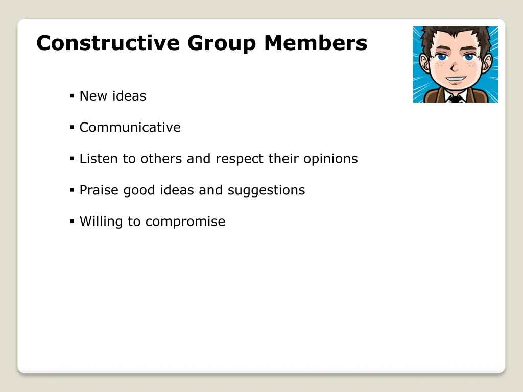 constructive group members