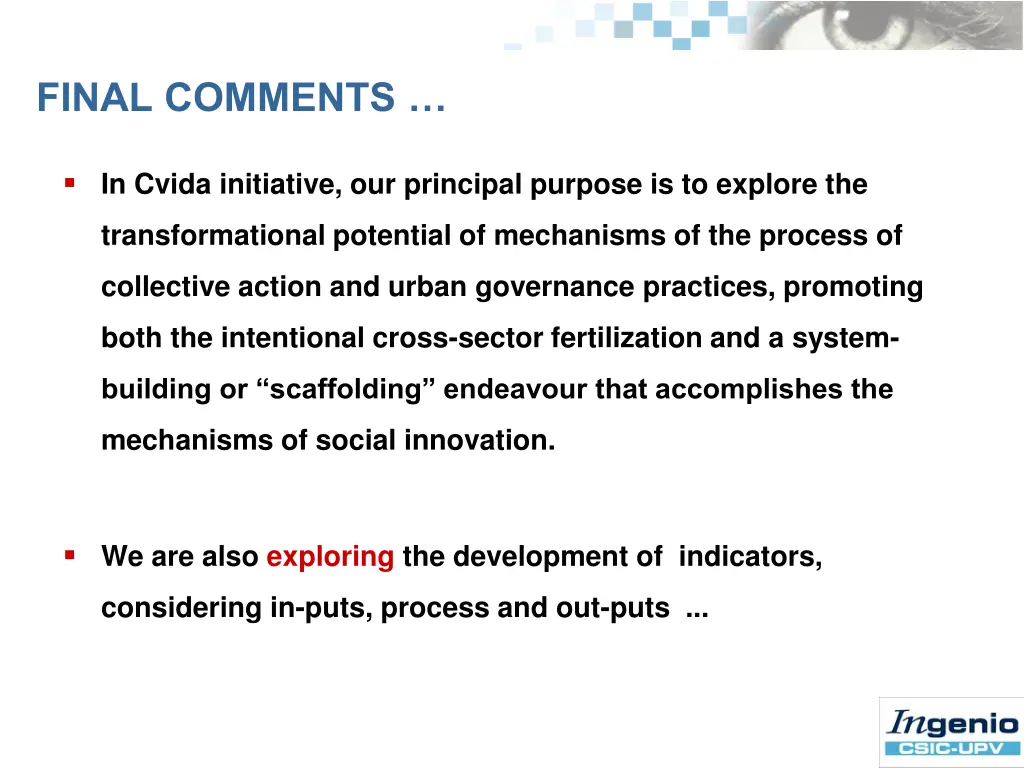 final comments 1