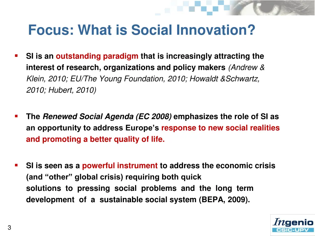 focus what is social innovation