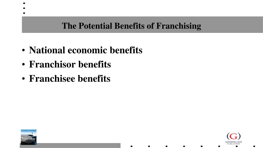 the potential benefits of franchising
