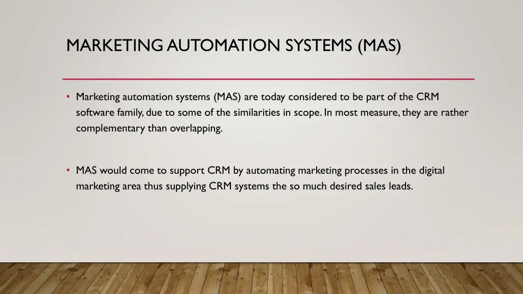 marketing automation systems mas