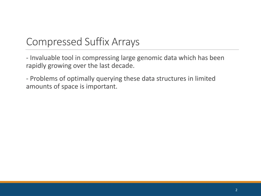 compressed suffix arrays