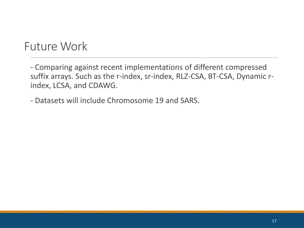 experiments that will be conducted