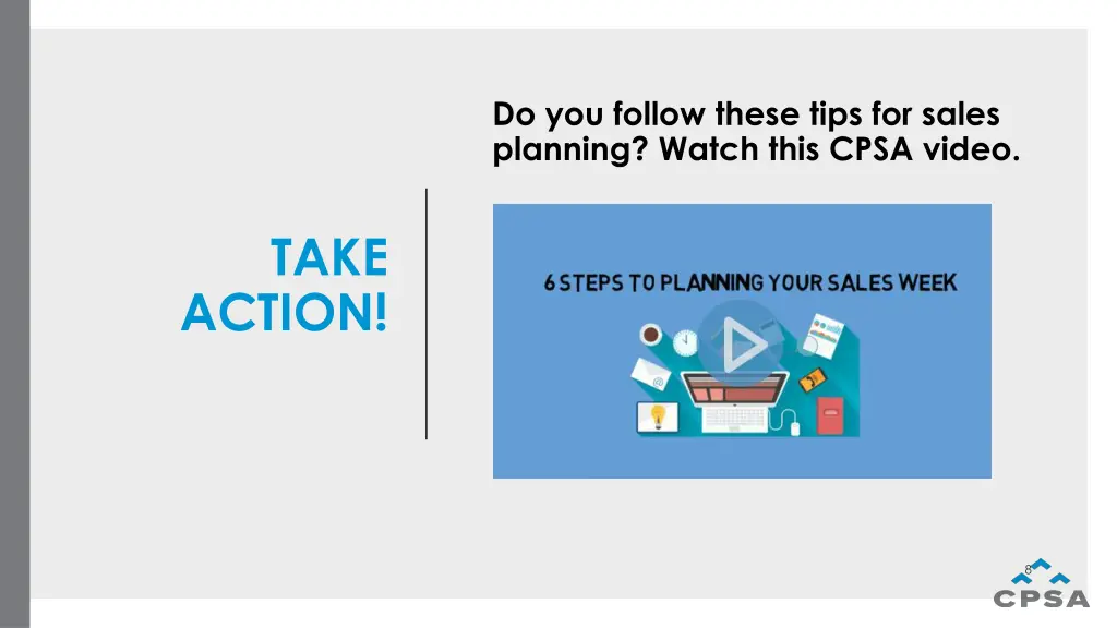 do you follow these tips for sales planning watch