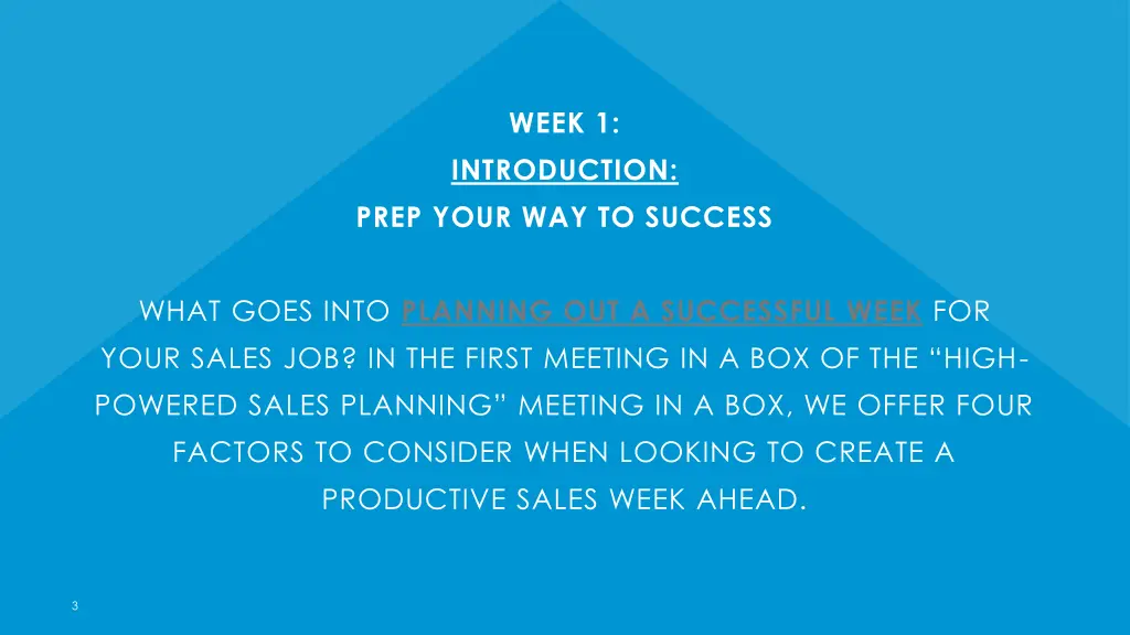 week 1