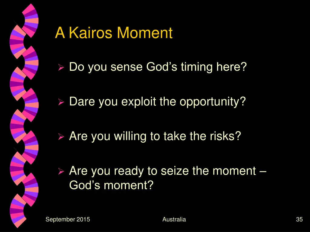 a kairos moment 4