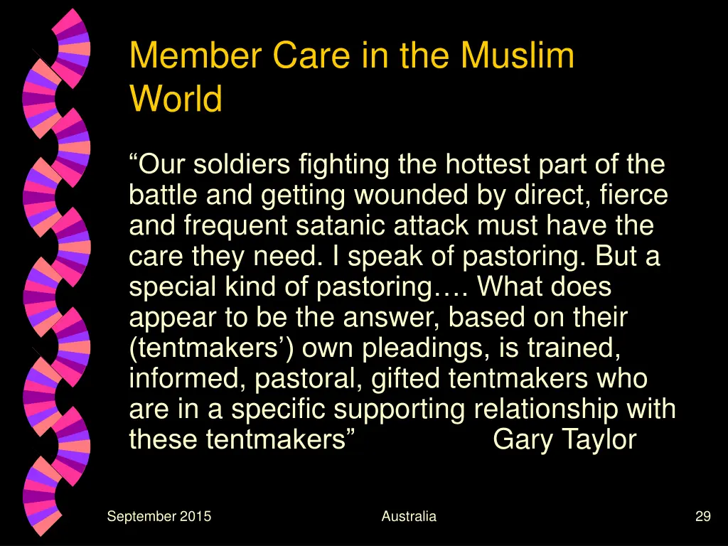member care in the muslim world