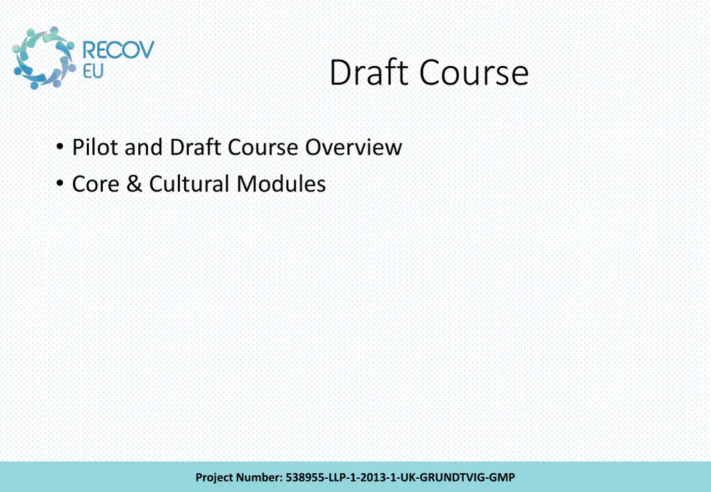 draft course