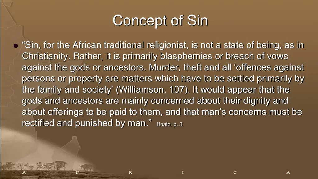 concept of sin