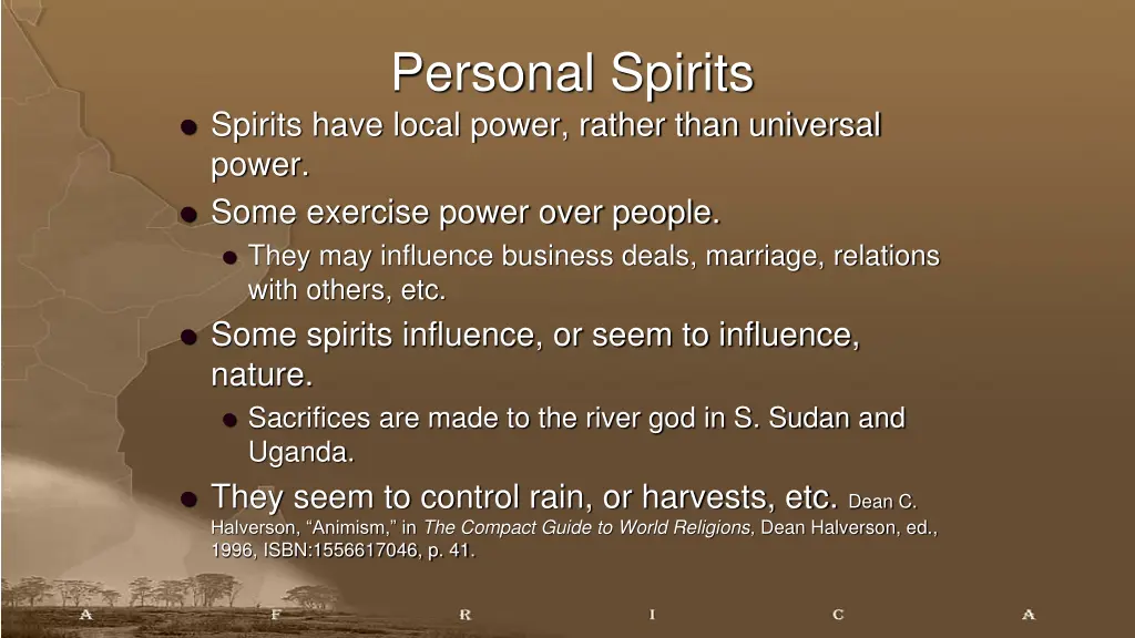personal spirits