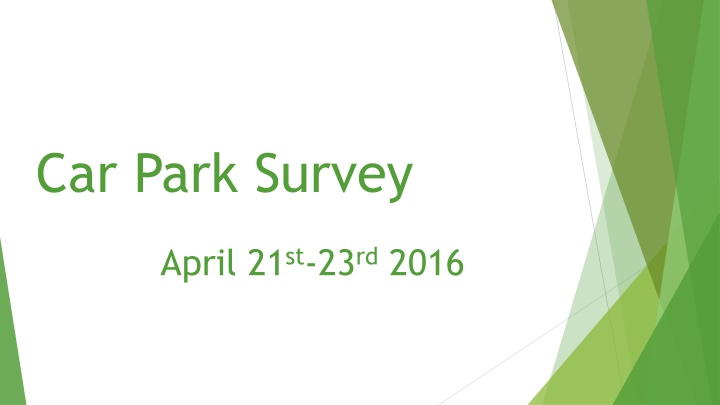 car park survey