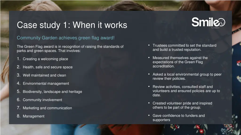 case study 1 when it works