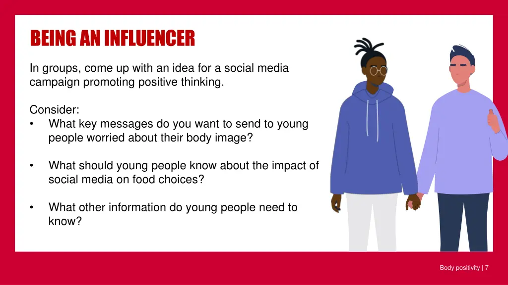 being an influencer