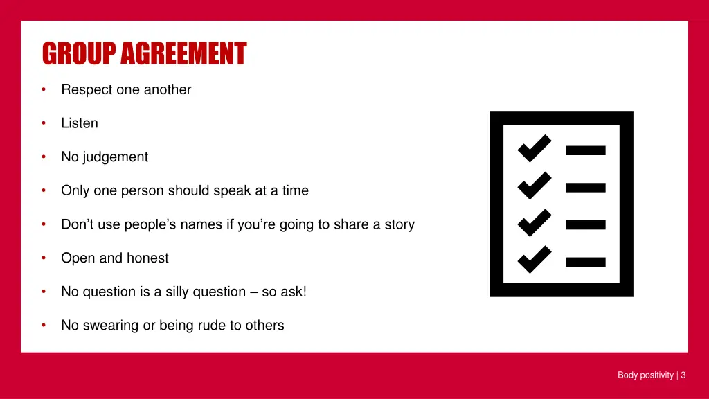group agreement