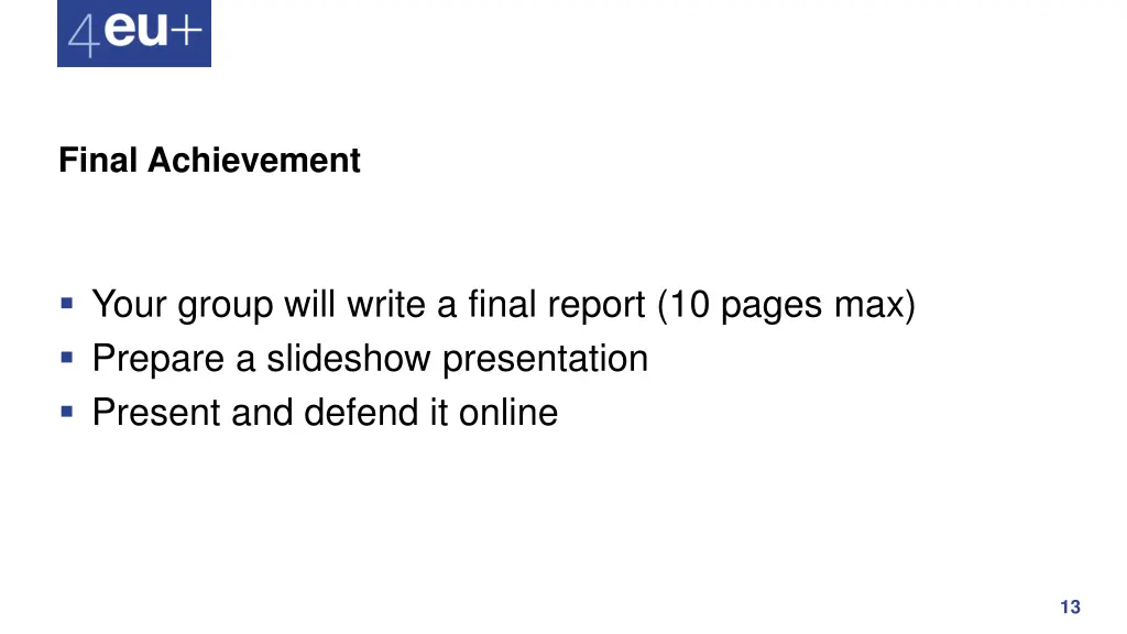 final achievement