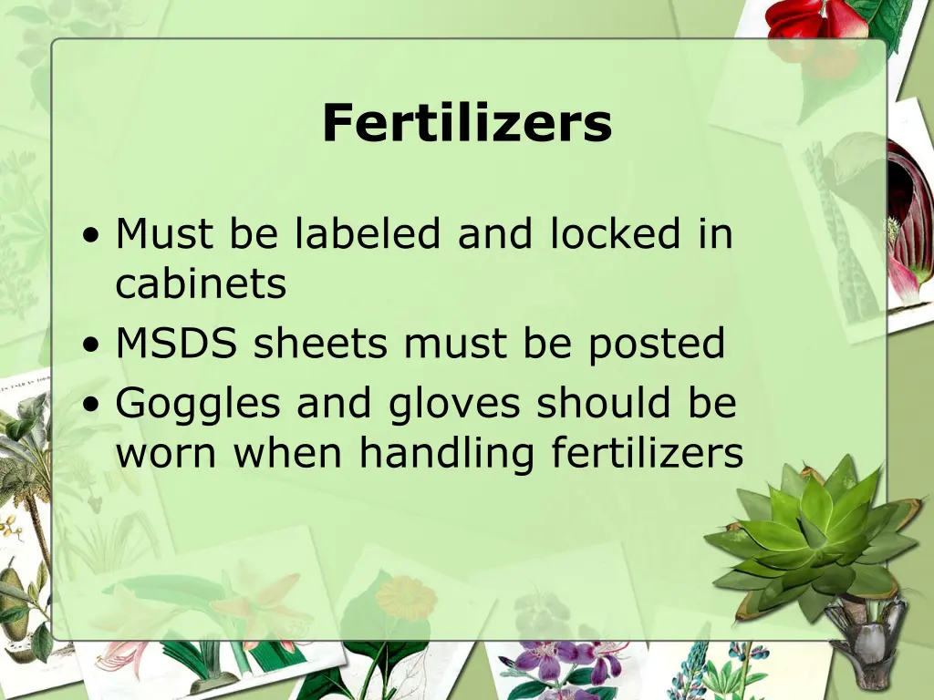 fertilizers