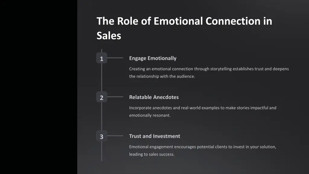 the role of emotional connection in sales