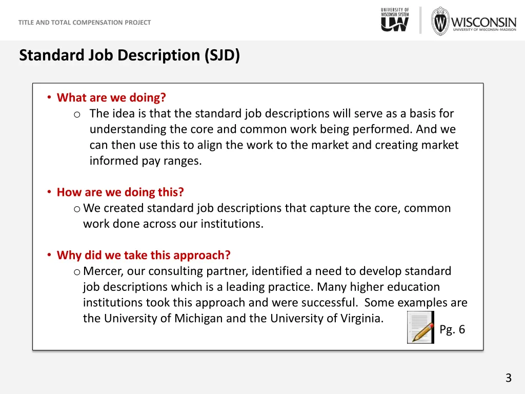 title and total compensation project 3