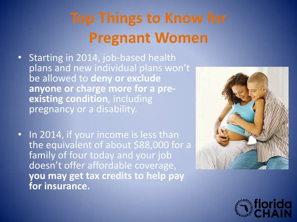 top things to know for pregnant women starting