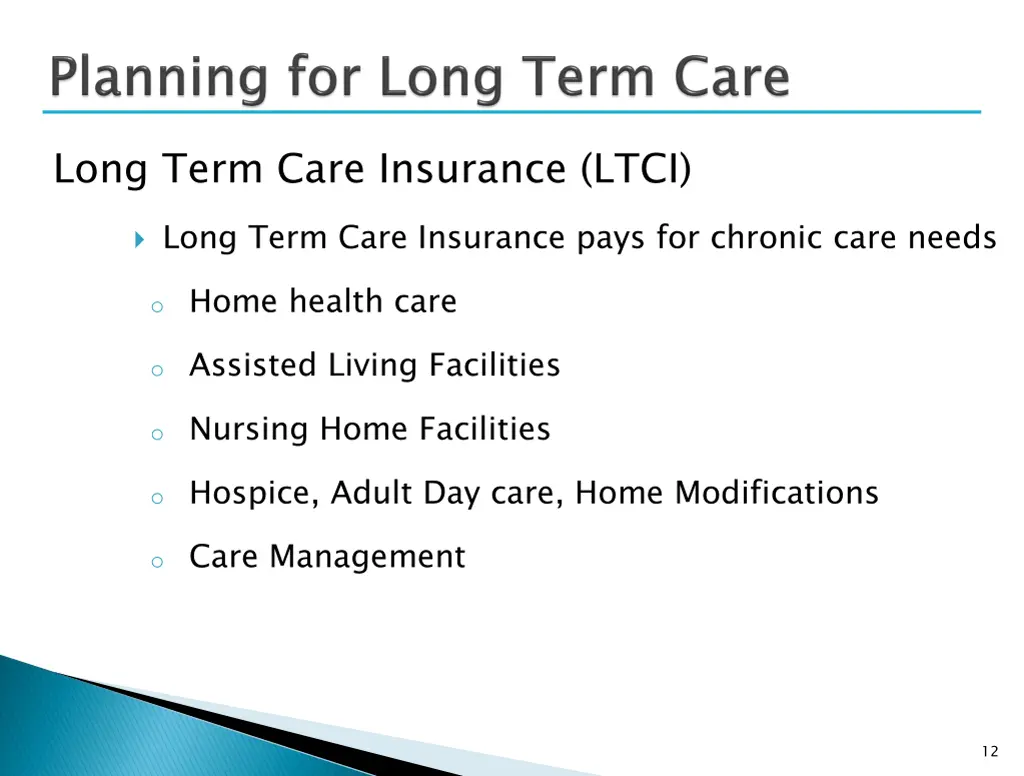 long term care insurance ltci