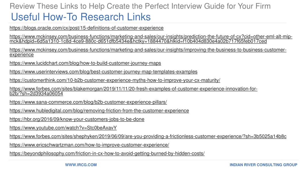 review these links to help create the perfect