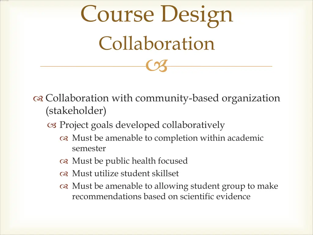 course design collaboration 1