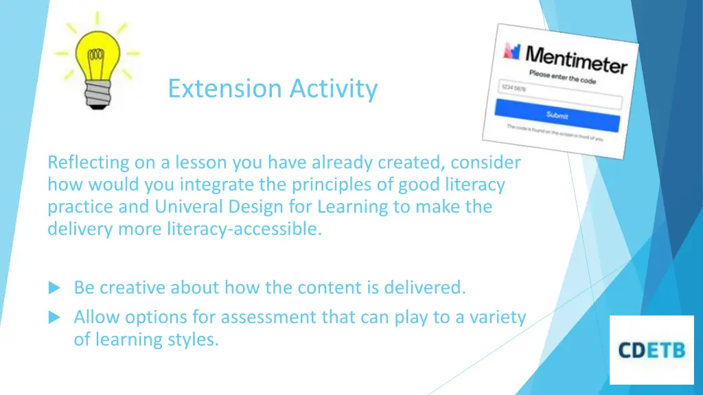 extension activity