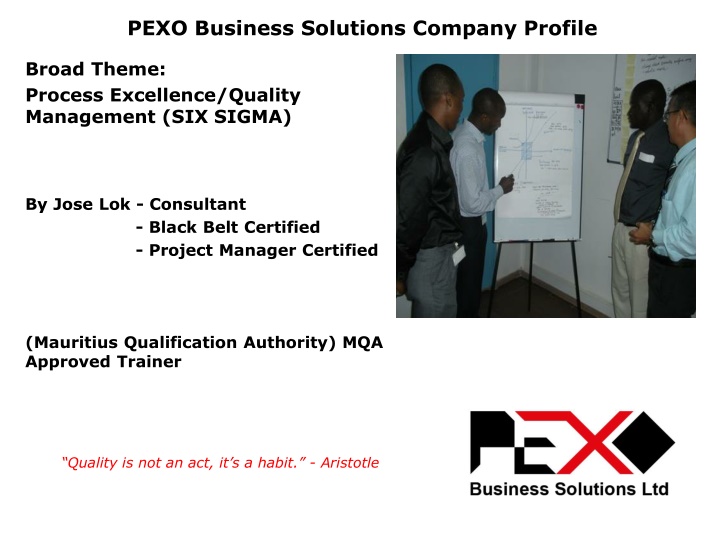 pexo business solutions company profile