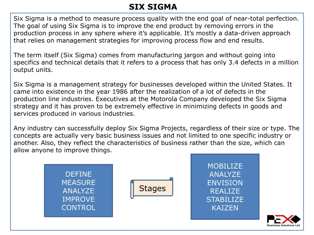 six sigma