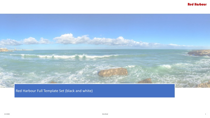 red harbour full template set black and white