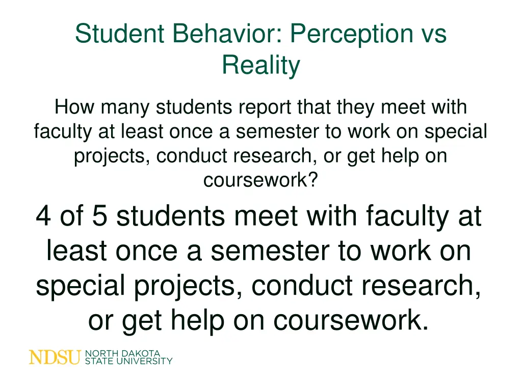 student behavior perception vs reality 3