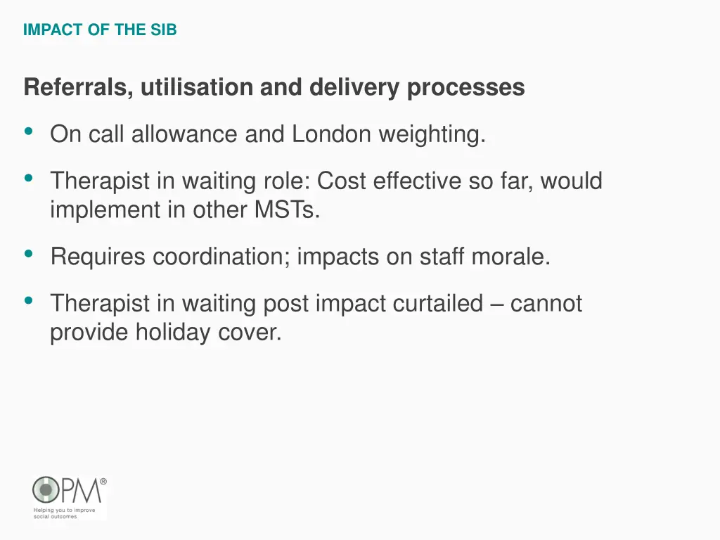 impact of the sib 1