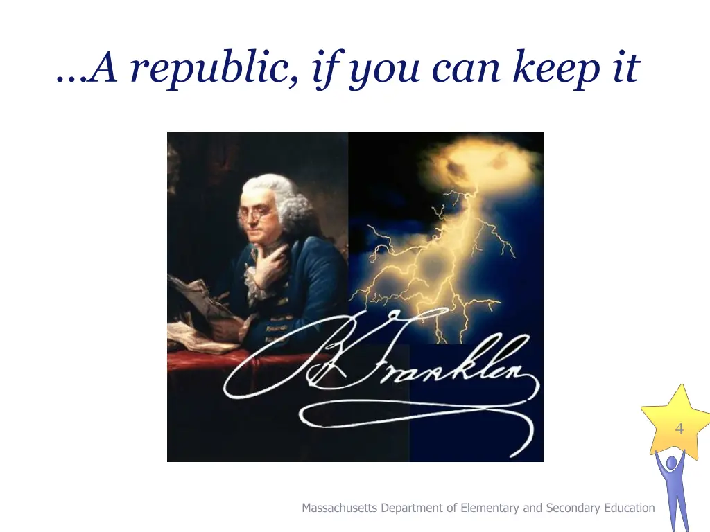 a republic if you can keep it