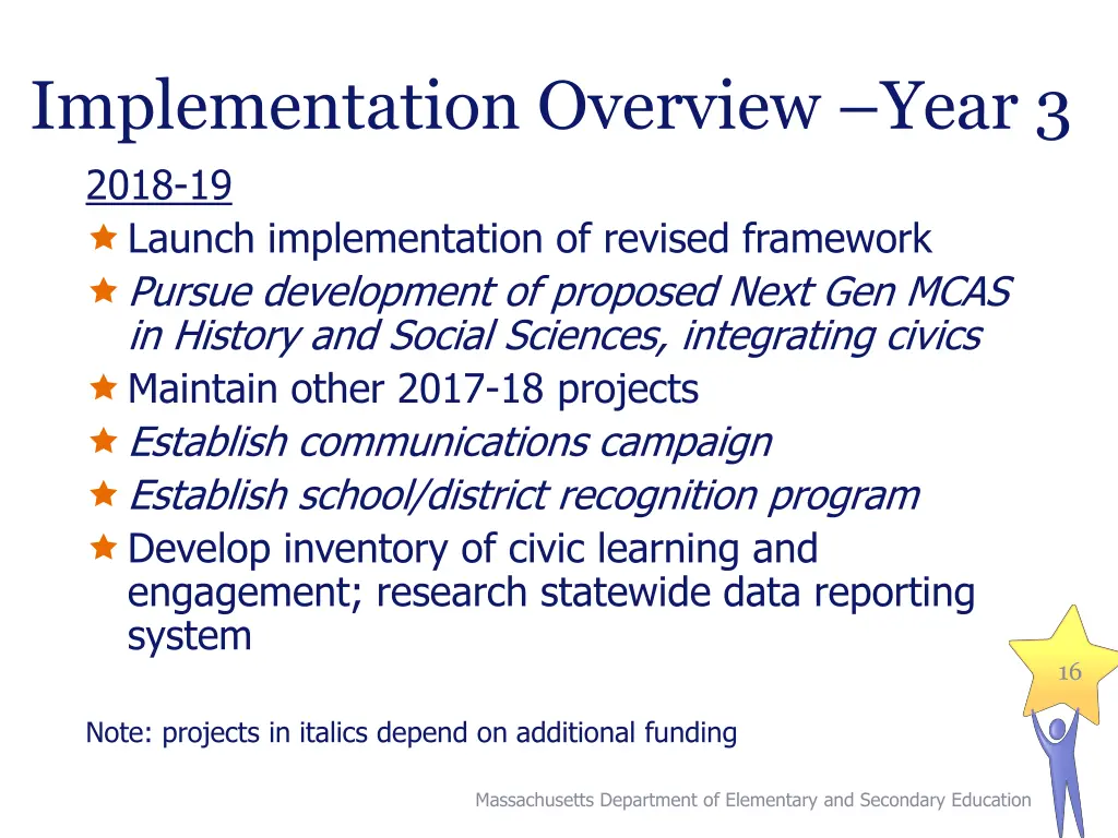 implementation overview year 3 2018 19 launch
