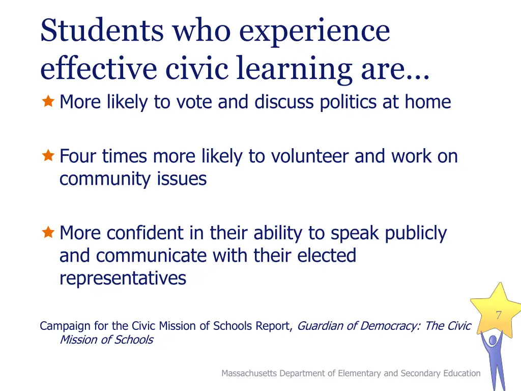 students who experience effective civic learning