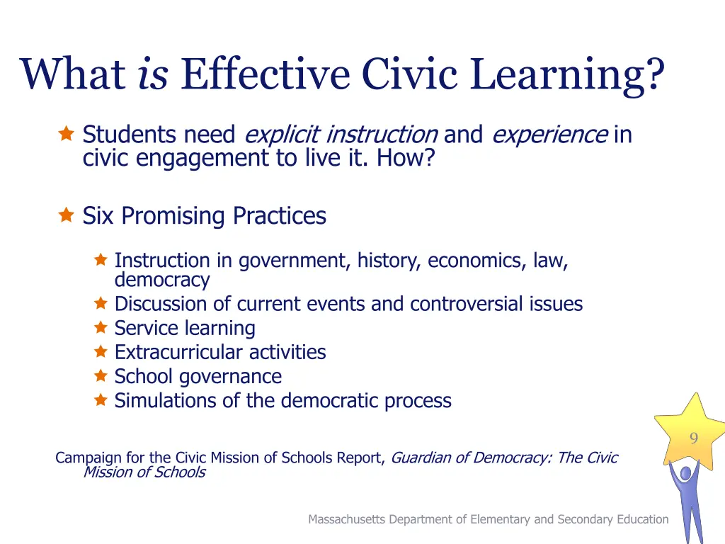what is effective civic learning