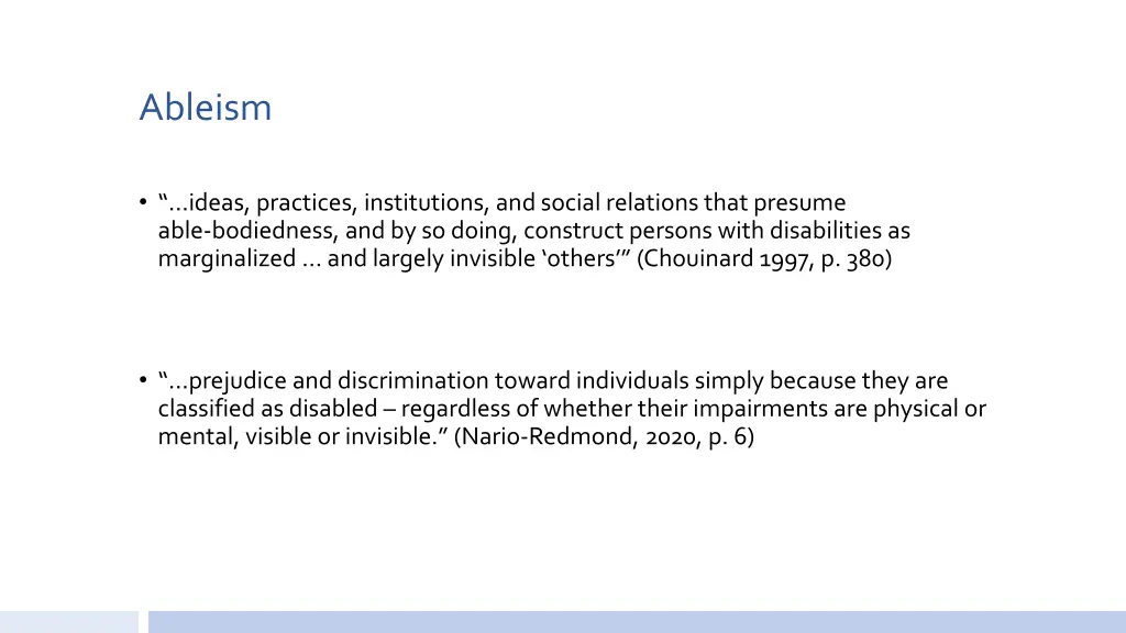 ableism