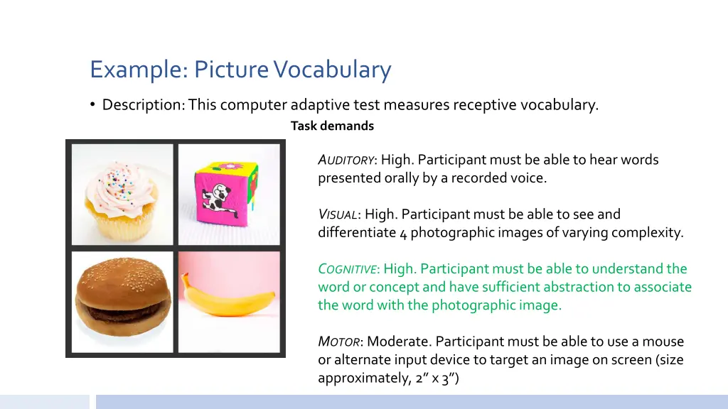example picture vocabulary