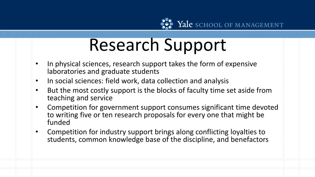 research support