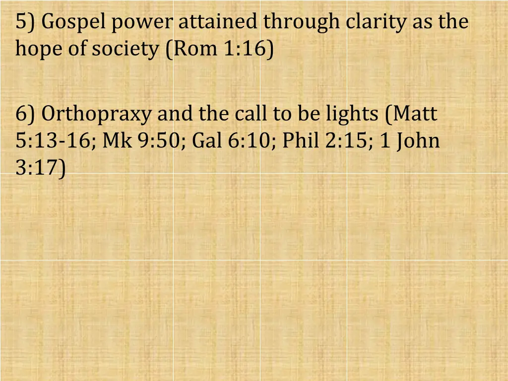 5 gospel power attained through clarity