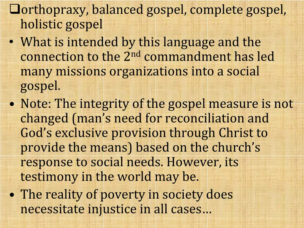 orthopraxy balanced gospel complete gospel
