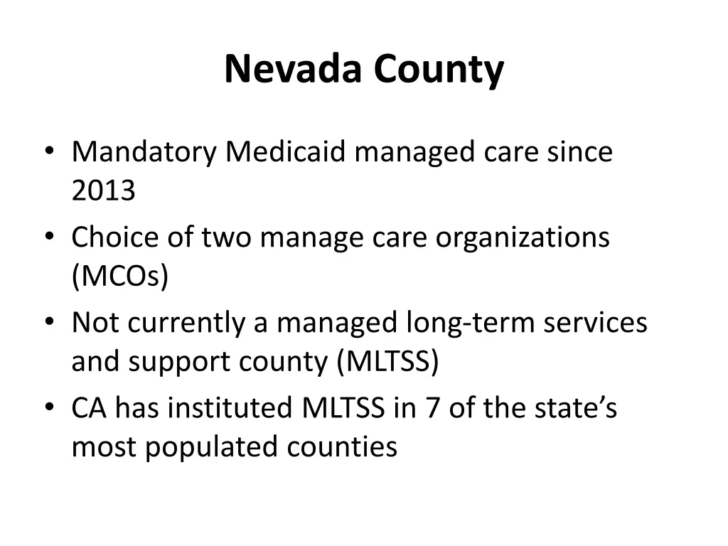 nevada county