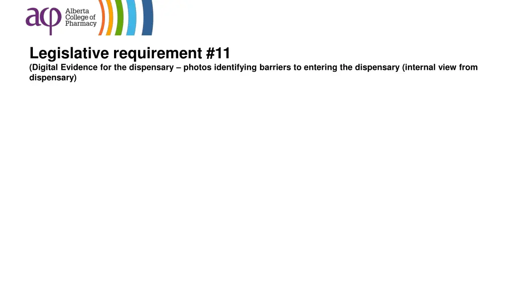 legislative requirement 11 digital evidence 1