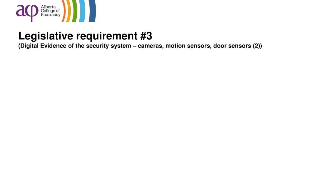 legislative requirement 3 digital evidence 2